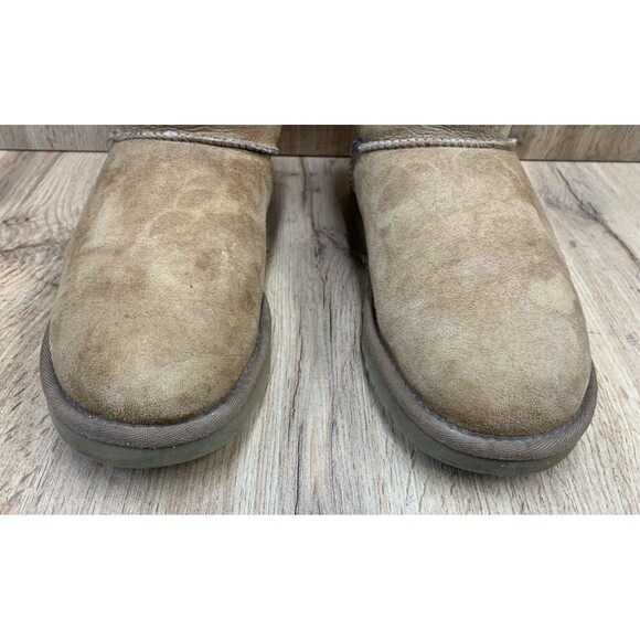 UGG Australia Bailey Winter Boots Pull On Button 5803 Brown Women Size 8 M - Picture 6 of 16
